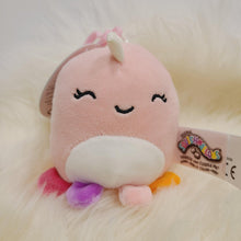 Load image into Gallery viewer,  Squishmallows - 3.5&quot; Squishmallows Clip-Ons 2021 WCT-1 - Addicted Collectibles &amp; Gifts -- 2021, 3.5&quot;, Canadian Edition, Clarice The Caticorn, Davina The Octopus Unicorn, Dog Squad, Dustin The Dalmatian, Faith The Fox, Fletcher the Pterodactyl, Gordon The Shark, Heather The Dragonfly, LimitedQty1, Makena The Unicorn Mermaid, Mini Plush, Miomara The Black Leopard, Miranda The Owl, Sealife Squad, Sid The Snail, Small Plush, SQ21-3.5AST-WCT-1, Squishmallows, Squishmallows Clip on, Sunny The Bee - Plush Toy
